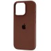 Силикон Original Round Case Apple iPhone 15 Pro (30) Milk Chocolate