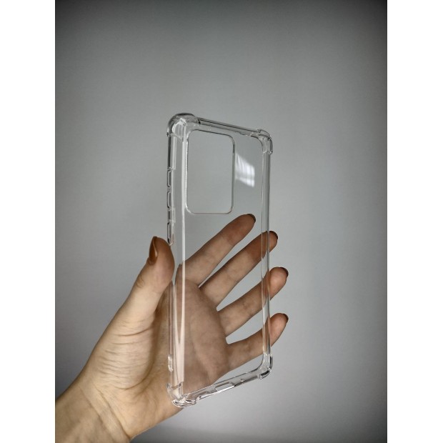 Силикон 6D Samsung Galaxy S20 Ultra (Прозрачный)