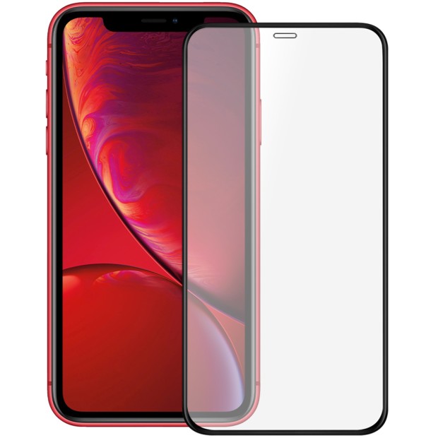 Защитное стекло 5D Matte Ceramic Apple iPhone XR / 11 Black Защитное стекло 5D Matte Ceramic Apple iPhone XR / 11 Black