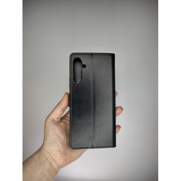 Leather Book Case Gallant for Samsung Galaxy A34 (Black)