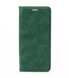 Leather Elegant Flip Case for Xiaomi Redmi Note 14 5G (Dark Green)