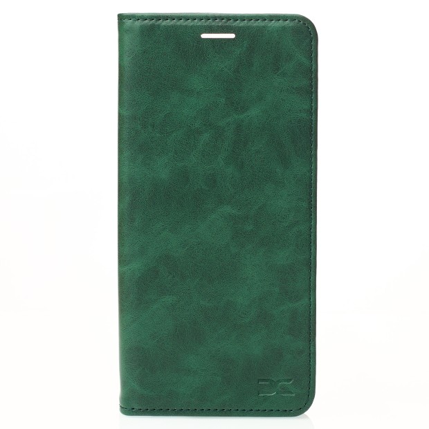 Leather Elegant Flip Case for Xiaomi Redmi Note 14 5G (Dark Green)