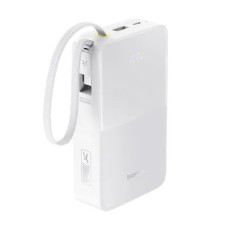 PowerBank Baseus EnerFill Bipow 2 Pro 22.5W 20000mAh + вбудований кабель Type-C (Білий) PowerBank Baseus EnerFill Bipow 2 Pro 22.5W 20000mAh + вбудований кабель Type-C (Білий)