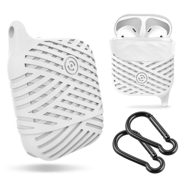 Футляр для наушников Apple AirPods Twist Case (белый)