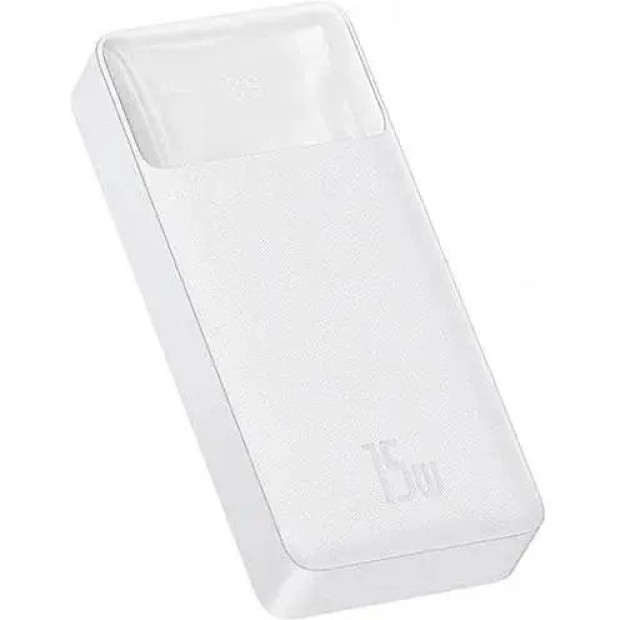 PowerBank Baseus Bipow Digital Display 20000mAh 15W (PPDML-J02) (White) (Grade A) DL