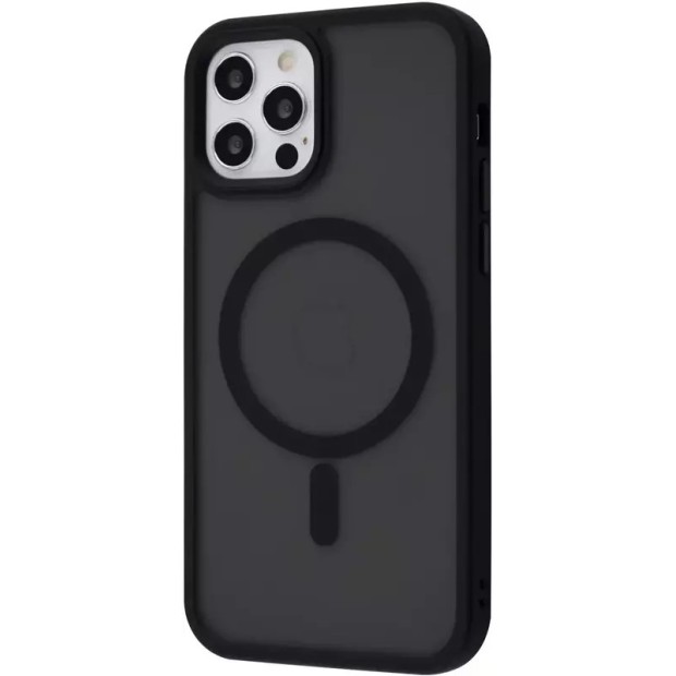 Чохол WAVE Matte Insane Case з MagSafe для iPhone 12  /  12 Pro (Чорний)
