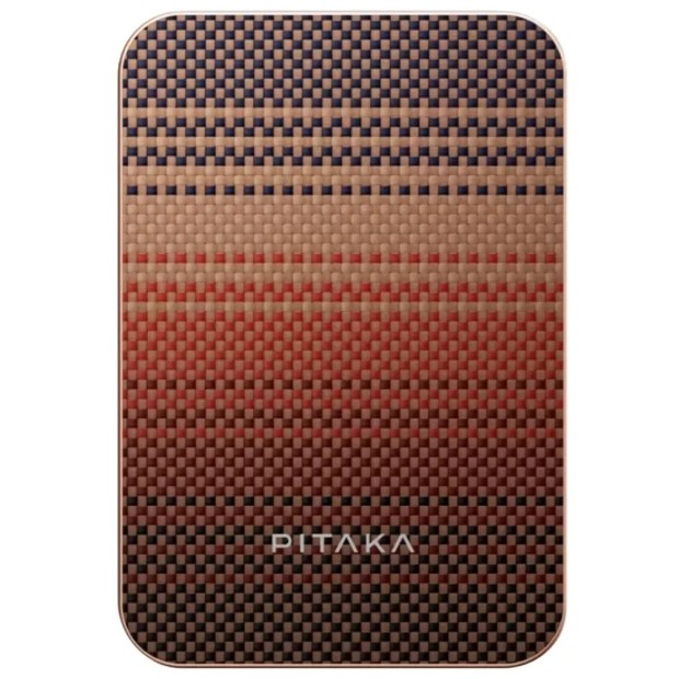 Беспроводной аккумулятор Pitaka Aramid Fiber Magnetic Qi2 10000 mAh (Sunset)