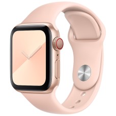 Apple Watch ремінець силіконовий 38  /  40  /  41  /  SE (08) Рожевий пісок