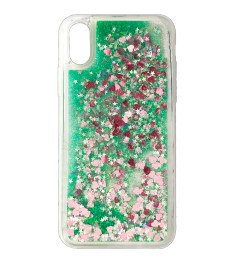 Силіконовий чохол Liquid Fashion для Apple iPhone X  /  XS (зелений)
