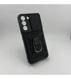 Бронь-чохол Ring Serge Armor Case Samsung Galaxy S22 (ShutCam) (Чорний)
