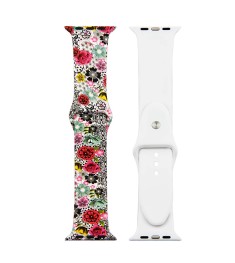 Ремешок Print Apple Watch 42 / 44mm (Flowers 8)