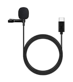 Микрофон петличный Lavalier JH-042 Type-C (Чёрный)