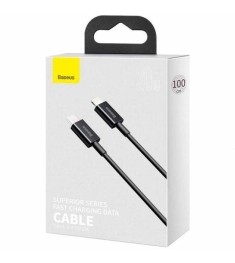 USB-кабель Baseus Superior PD 20W (1m) (Type-C to Lightning) (Чёрный) CATLYS-A01..