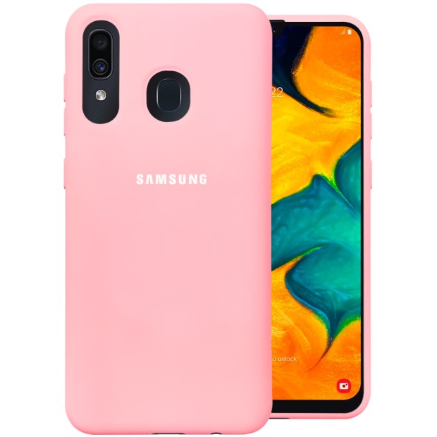 Силикон Original Case Samsung Galaxy A20 / A30 (2019) (Розовый) Силикон Original Case Samsung Galaxy A20 / A30 (2019) (Розовый)