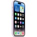 Силіконовий оригінальний круглий чохол Apple iPhone 14 Pro Max (71) Light Glycine