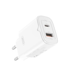 СЗУ-адаптер Rivex 30W QC3.0 (1USB / 1Type-C) (Білий)