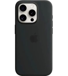 Силіконовий чохол Original RoundCam для Apple iPhone 15 Pro (07) чорний