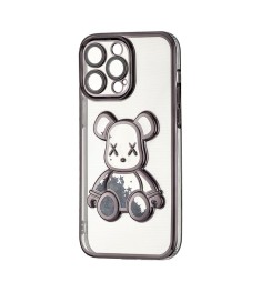 Чохол UMKU Bear Shine Apple iPhone 14 Pro Max (Чорний)