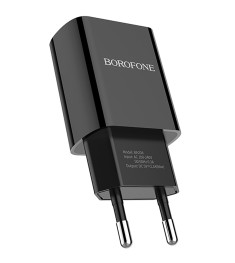 СЗУ-адаптер USB Borofone BA20A 2.1A (Чёрный)