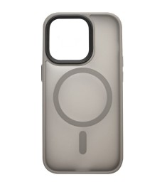 Чохол Totu Pjur Magsafe для Apple iPhone 15 Pro Max (титановий сірий)
