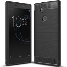 Силіконовий Polished Carbon Sony Xperia L2 (Чорний)