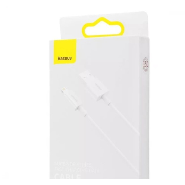 USB-кабель Baseus Superior 2.4A (1.5m) (Lightning) (Белый) CALYS-B02
