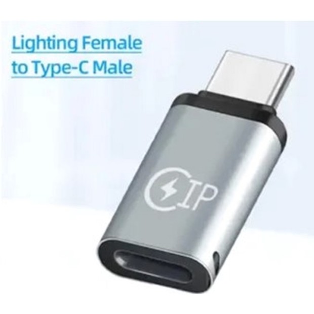 OTG-переходник XoKo AC-027 (Lightning - Type-C) (Серый) XK-AC-027