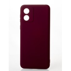 Силіконова оригінальна Motorola Moto E13 (ShutCam) (Бордовий)