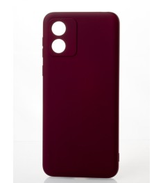 Силіконова оригінальна Motorola Moto E13 (ShutCam) (Бордовий)