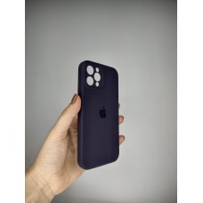 Силіконовий чохол Original RoundCam для Apple iPhone 12 Pro (Баклажан)