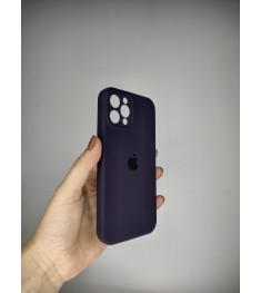 Силіконовий чохол Original RoundCam для Apple iPhone 12 Pro (Баклажан)