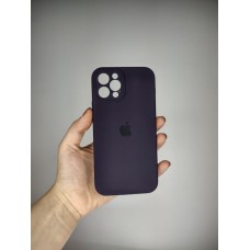 Силикон Original RoundCam Case Apple iPhone 12 Pro (Eggplant)