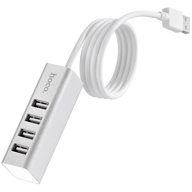 Adapter USB HUB Hoco HB1 (4 ports) (Gray)