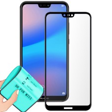 Стекло 5D Ceramic Huawei P20 Lite Black