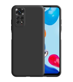 Силикон Original Xiaomi Redmi Note 11 / Note 11S (ShutCam) (Чёрный)