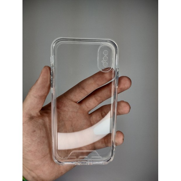 Силіконовий чохол Space Case для Apple iPhone X / XS (прозорий) Силіконовий чохол Space Case для Apple iPhone X / XS (прозорий)