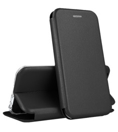 Оригінальний чорний чохол-книжка для Oppo A78.
