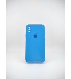 Силіконовий оригінальний чохол Square RoundCam для Apple iPhone X  /  XS (87) ко..