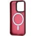 Чехол WAVE Matte Insane Case with MagSafe iPhone 15 Pro Max (Dark Red)