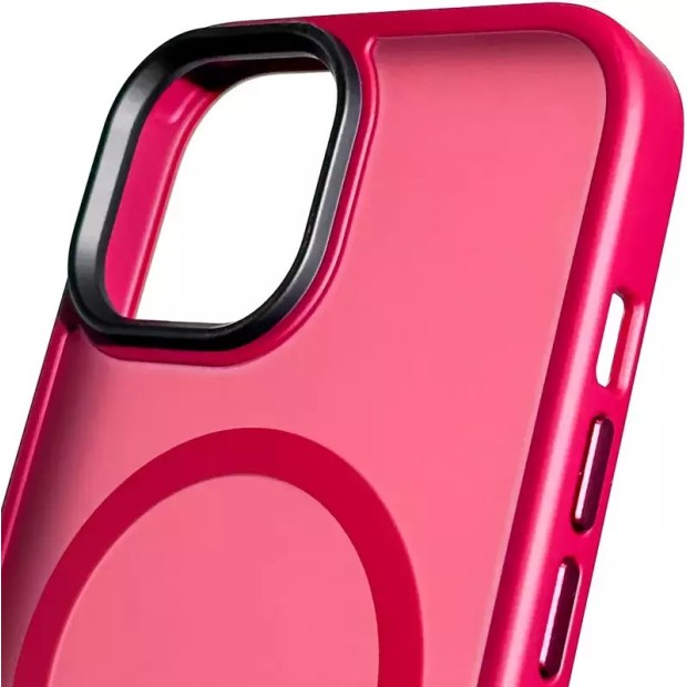 Чехол WAVE Matte Insane Case with MagSafe iPhone 15 Pro Max (Dark Red)