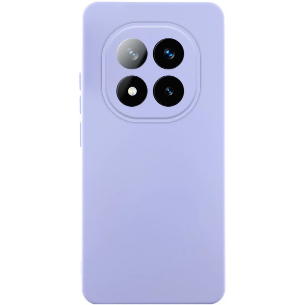 Силікон оригінальний преміум для Xiaomi Redmi Note 14 Pro (з кришкою для камери) (фіалковий)
