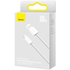 USB-кабель Baseus Dynamic 100W (2m) (Type-C) (Белый) CALD000702