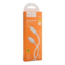 USB-кабель Hoco X107 2.4A (Lightning) (Білий)