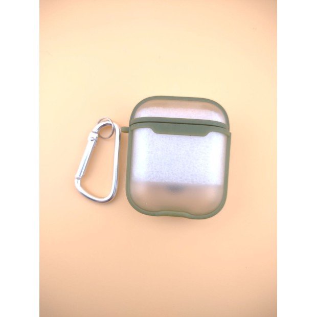 Case for headphones Totu Gingle Apple AirPods 1  /  2 (Green)