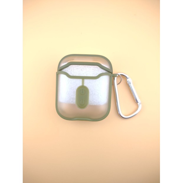 Case for headphones Totu Gingle Apple AirPods 1  /  2 (Green)