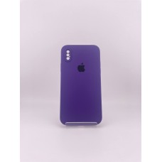 Чохол для iPhone X  /  XS Силіконовий Original Square з круглою камерою (87) Аметист