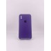 Силикон Original Square RoundCam Case Apple iPhone X / XS (87) Amethyst