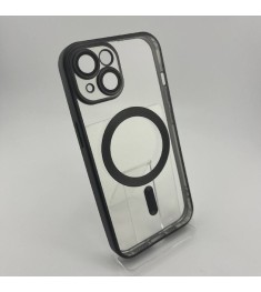 Чохол UMKU Shining with MagSafe для Apple iPhone 15 (Чорний)
