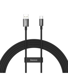 USB-кабель Baseus Superior (SUPERVOOC) 65W (2m) (Type-C) (Чёрный) CAYS001001