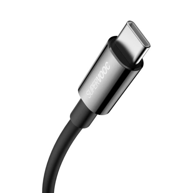 USB-кабель Baseus Superior (SUPERVOOC) 65W (2m) (Type-C) (Чёрный) CAYS001001